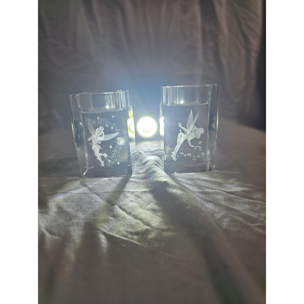 2 Pixie - Tinkerbell Candle Holders 2"x3"